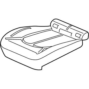 Mopar 68224668AB Foam Seat Cushion Second Row