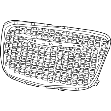 Chrysler 5SW18DX8AD GRILLE Radiator