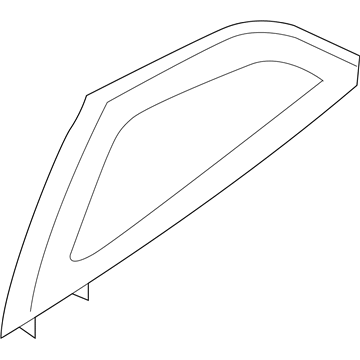 Dodge 68234216AA GLASS Quarter Window