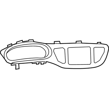 Dodge 5NP781XCAA BEZEL Instrument Cluster
