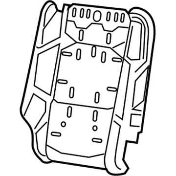 Jeep 68302293AD FOAM Front Seat Back