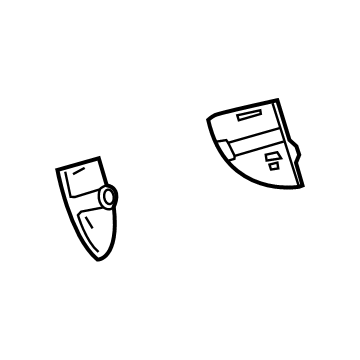 Mopar 1ZV361C5AC Bezel Paddle Switch