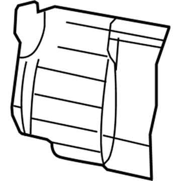 Jeep 5MH60DX9AA COVER Rear Seat Back Right