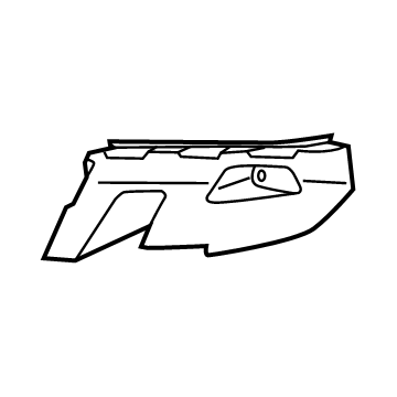 Ram 68104945AD BRACKET Fascia Support