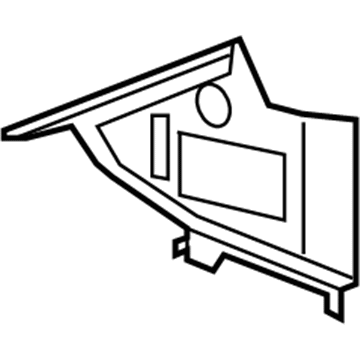 Dodge 68083479AA EXTENSION Quarter Panel