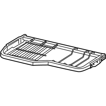 Mopar 68272031AA Frame Rear Seat Cushion 68272031AA Mopar Frame Rear Seat Cushion Illustration 1 of 1