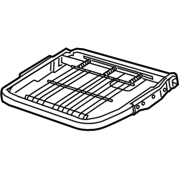Mopar 68272032AA Frame Rear Seat Cushion 68272032AA Mopar Frame Rear Seat Cushion Illustration 1 of 1