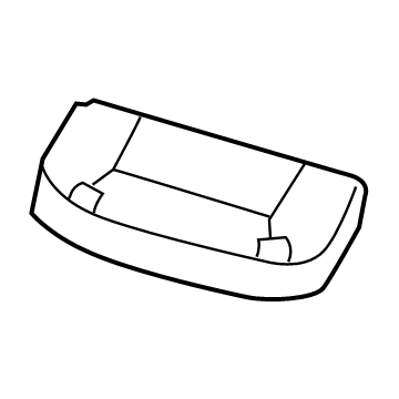 Ram 6RE75TU6AB COVER Rear Seat Cushion Left