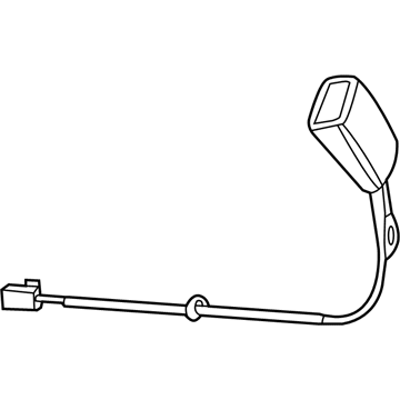 Dodge 1YW78DX9AB SEAT BELT Buckle Half