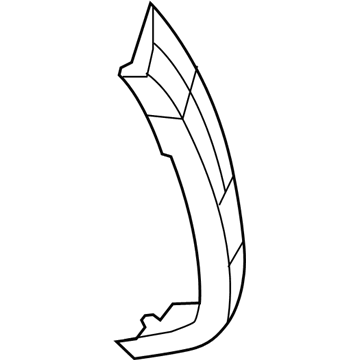 Jeep 1YW30RXFAB MOLDING Wheel Flare Rear Fascia