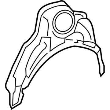 Chrysler 68186458AC PANEL Wheelhouse outer