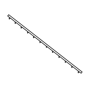 Jeep 68295588AB SEAL Hood Seal Above Grille