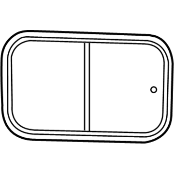 Ram 68198976AA SLIDER Window Glass
