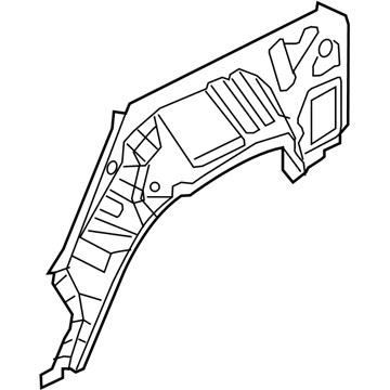 Jeep 68256886AC PANEL Wheelhouse outer