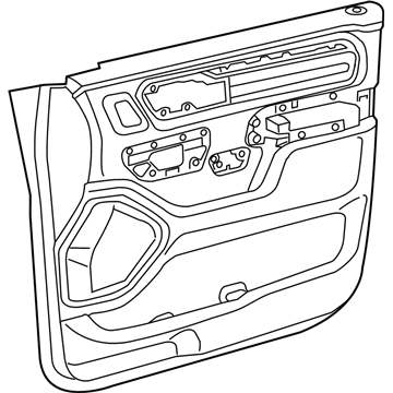 Ram 6SL47HL1AA PANEL Front Door Trim