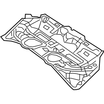 Mopar 68164232AA Pan Center Floor