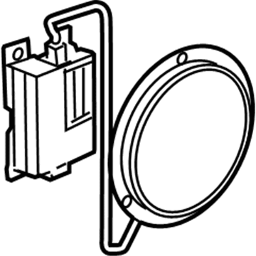 68002196AA Mopar Amplifier Illustration 1 of 1