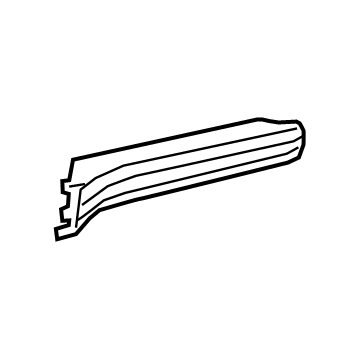 Mopar 5YN83TU6AB Bezel Instrument Panel Passenger Mid, Lower Passenger Side 5YN83TU6AB Mopar Bezel Instrument Panel Passenger Mid, Lower Passenger Side Illustration 1 of 1