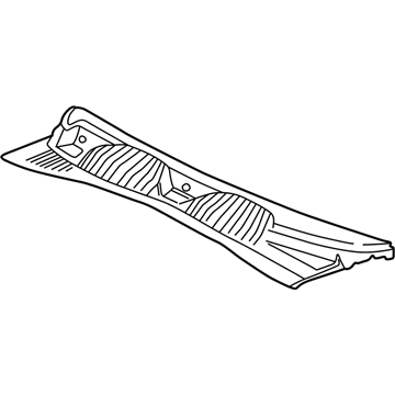 Jeep 55155851AG COVER Cowl Grille