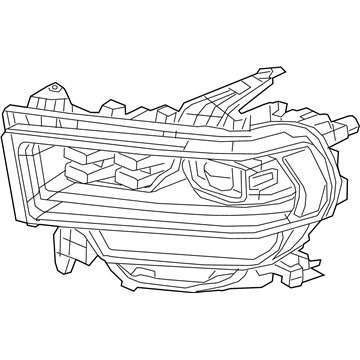 Ram 68360185AC HEADLAMP