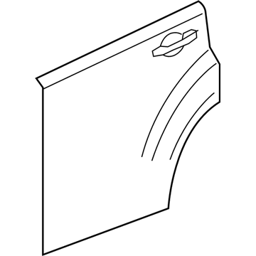 Mopar 68079394AB Panel Rear Door Outer
