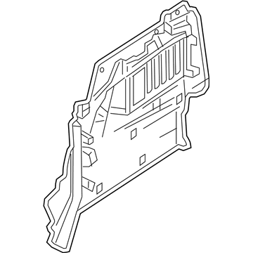Jeep 5YZ41GTVAA PANEL Quarter Trim Red, White and Black Clips Are Included with Panel