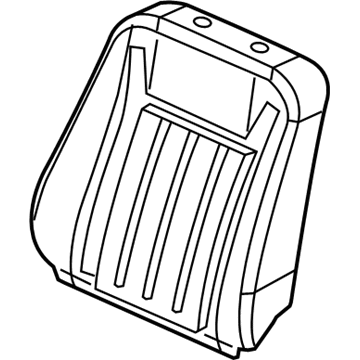 Mopar 5XZ68DX9AA Cover Front Seat Back 5XZ68DX9AA Mopar Cover Front Seat Back Illustration 1 of 1
