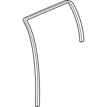 Ram 68285729AC SEAL REAR DOOR GLASS RUN