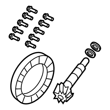 Jeep 68401399AA GEAR KIT Ring And Pinion