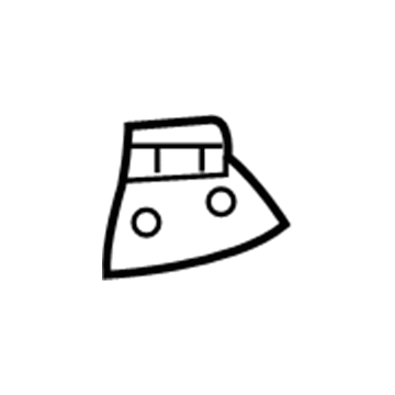 Chrysler 68260474AA BRACKET Grille Grille Attachment Brackets