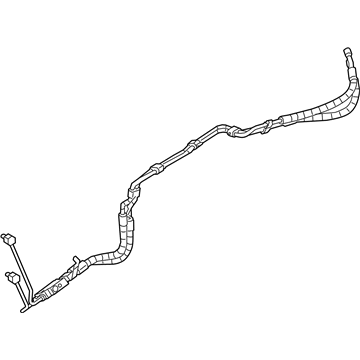 Ram 68397154AC HOSE AND TUBE Oil Cooler Pressure and Return