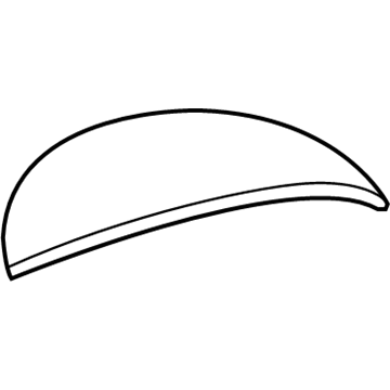 Chrysler 5ZB91DX9AA BEZEL Hood