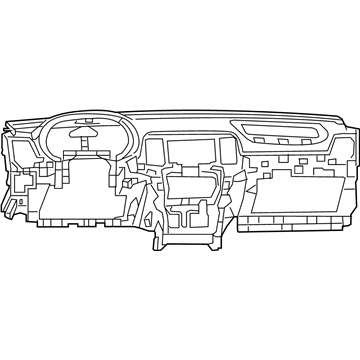 Mopar 5SA971X9AD Instrument Panel Base Panel