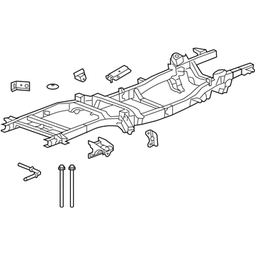 Dodge 55366290AJ FRAME ASSEMBLY Chassis