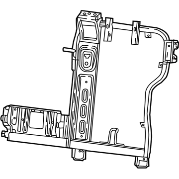Mopar 68288965AB Frame Rear Seat Back Left