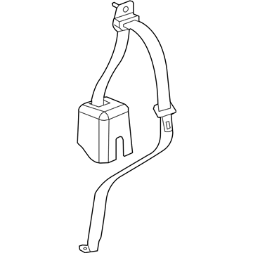 Jeep 1RN02DX9AB SEAT BELT Rear Outer