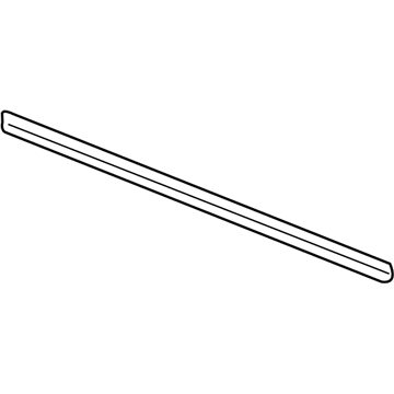 Dodge 55399165AA WEATHERSTRIP Rear Door Belt Inner Inner