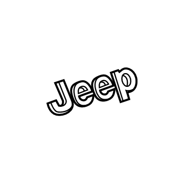 Jeep 68320621AA NAMEPLATE Jeep
