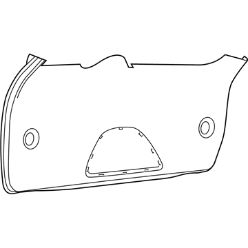 Jeep 1XW83HL1AL PANEL Liftgate Trim