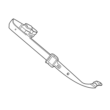 Mopar 1AN151K7AD Seat Belt Rear Center Shoulder