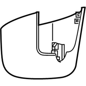 Mopar 1YW11BD3AA Cover Mirror Lower
