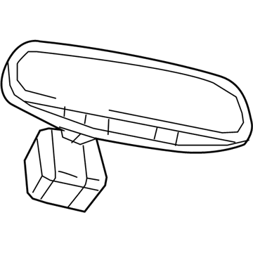 Jeep 68185057AC MIRROR Inside Rear View