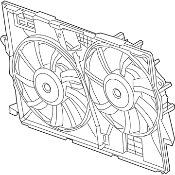 2022 Jeep Cherokee Engine Cooling Fan - 52014621AH