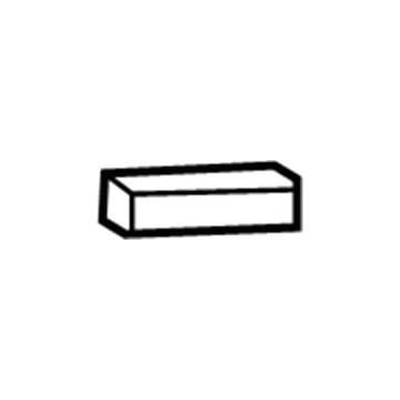 Mopar 68104364AA Bumper Deck Lid Overslam Mopar 68104364AA Bumper Deck Lid Overslam