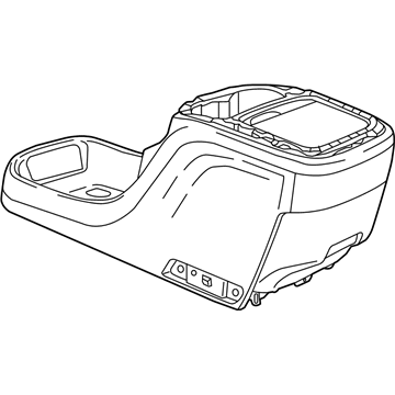 Chrysler 5RJ941X9AH CONSOLE Floor Front