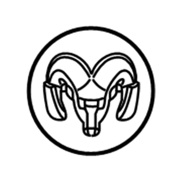 Ram 1LB72SZ0AA CAP Wheel Center