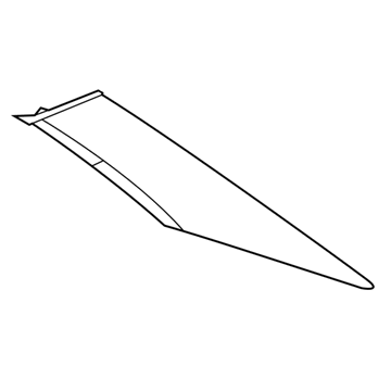 Mopar 1WW26DX9AB Molding D Pillar Mopar 1WW26DX9AB Molding D Pillar