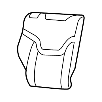 Jeep 6SH08LXHAA COVER Rear Seat Back