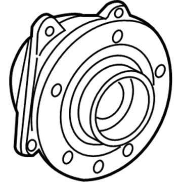 Jeep 68246453AA HUB AND BEARING Wheel