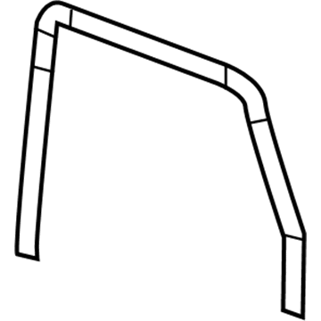 Mopar 55395920AC Channel Glass Running Channel Upper Front Door